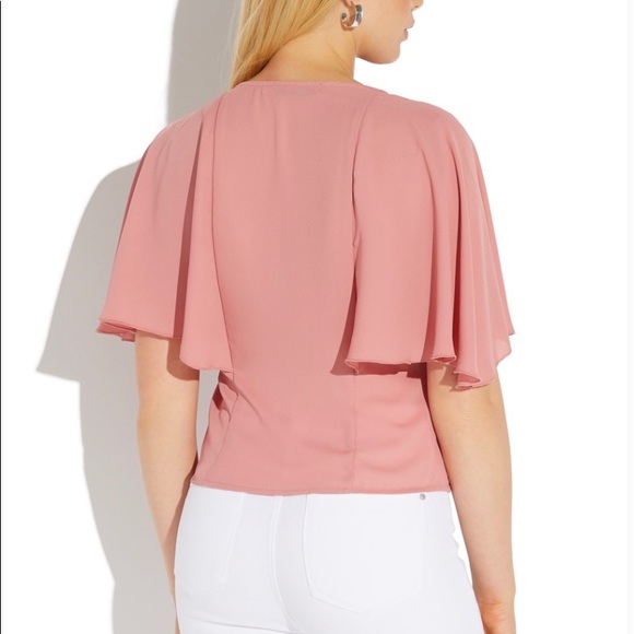 NWT Ruffle Front Top - Picture 2 of 3